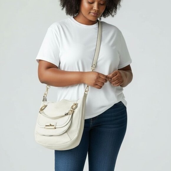 Coach Cream Satchel Bag - Picture 2 of 15